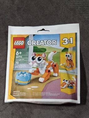 LEGO Creator 3-In-1 Orange Cat 30714 79 Pieces Age 6+ NEW